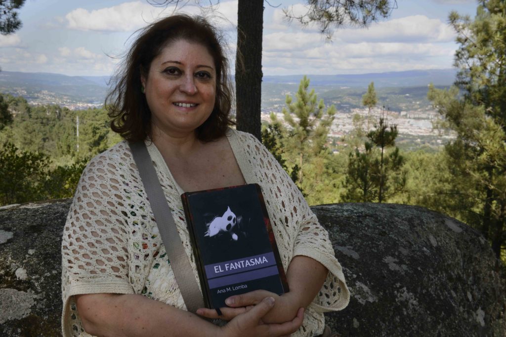 Ana Lombao, escritora residente en Parada. Foto Rosa Veiga